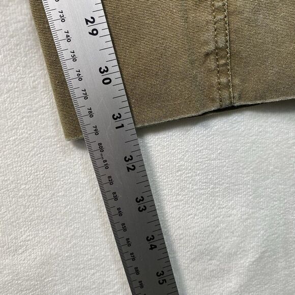 Isabella Bird Women’s 4 Green Canvas Pants Cotton Spandex Straight Leg Casual - Picture 11 of 11